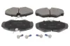 Bremsbelagsatz, Scheibenbremse Vorderachse MAPCO 6576