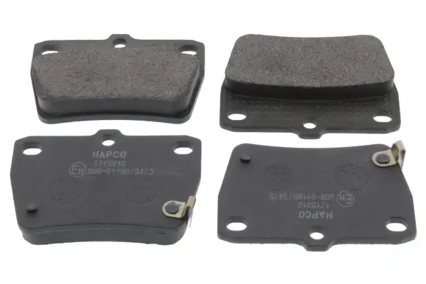 Bremsbelagsatz, Scheibenbremse Hinterachse MAPCO 6603