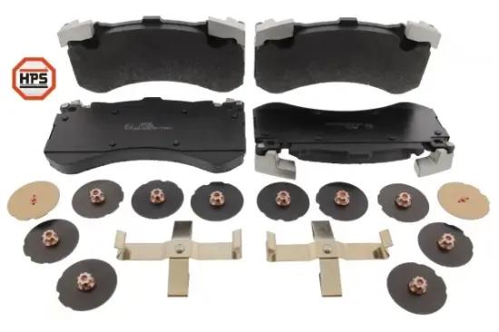 Bremsbelagsatz, Scheibenbremse Vorderachse MAPCO 6676HPS Bild Bremsbelagsatz, Scheibenbremse Vorderachse MAPCO 6676HPS