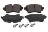 Bremsbelagsatz, Scheibenbremse Hinterachse MAPCO 6690