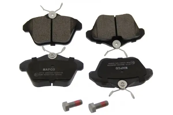Bremsbelagsatz, Scheibenbremse Hinterachse MAPCO 6773