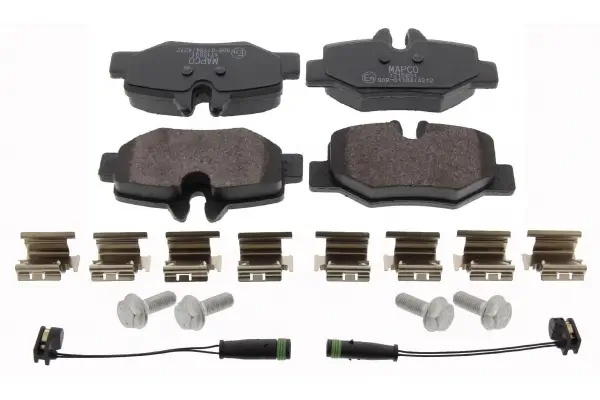 Bremsbelagsatz, Scheibenbremse Hinterachse MAPCO 6801