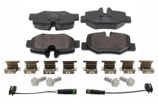 Bremsbelagsatz, Scheibenbremse Hinterachse MAPCO 6801 Bild Bremsbelagsatz, Scheibenbremse Hinterachse MAPCO 6801