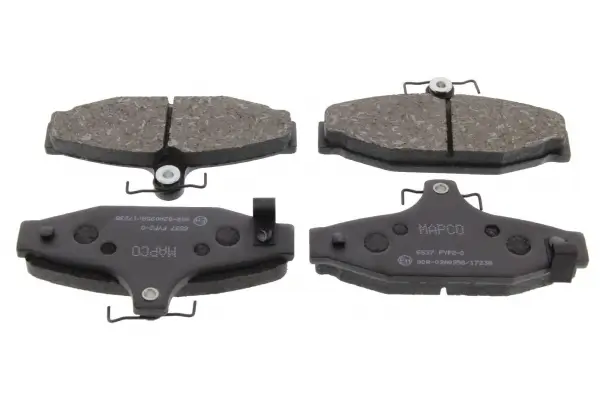 Bremsbelagsatz, Scheibenbremse Hinterachse MAPCO 6837