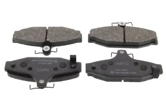 Bremsbelagsatz, Scheibenbremse Hinterachse MAPCO 6837 Bild Bremsbelagsatz, Scheibenbremse Hinterachse MAPCO 6837