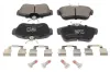 Bremsbelagsatz, Scheibenbremse Hinterachse MAPCO 6852
