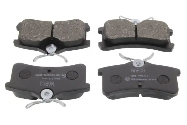 Bremsbelagsatz, Scheibenbremse Hinterachse MAPCO 6909
