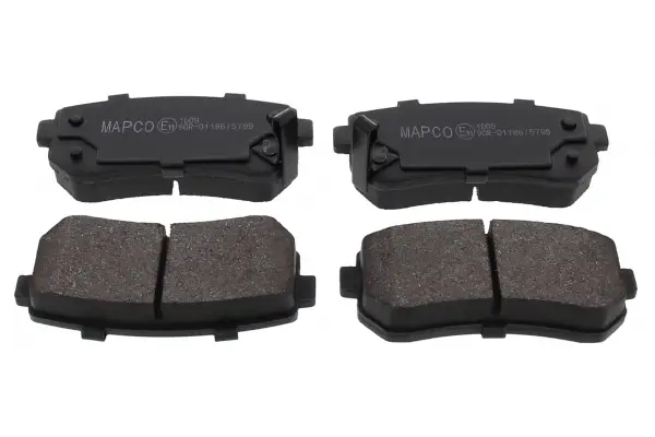 Bremsbelagsatz, Scheibenbremse Hinterachse MAPCO 6922