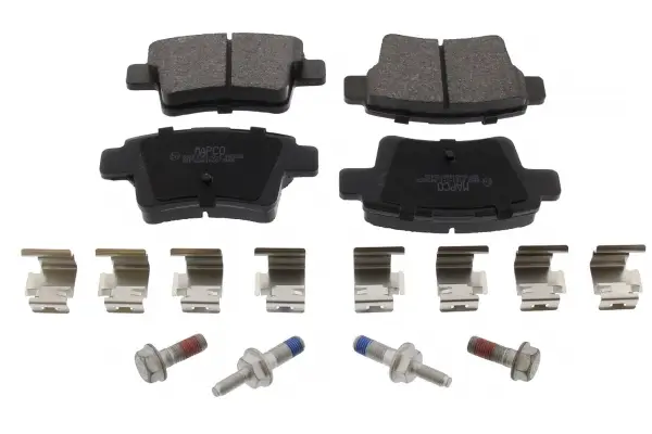 Bremsbelagsatz, Scheibenbremse Hinterachse MAPCO 6962