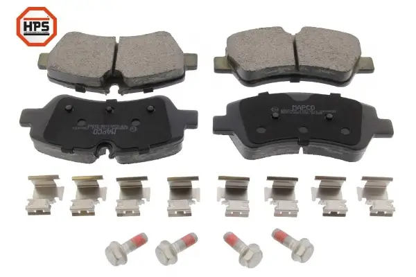 Bremsbelagsatz, Scheibenbremse Hinterachse MAPCO 6980HPS