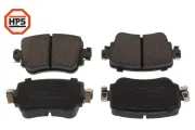 Bremsbelagsatz, Scheibenbremse Hinterachse MAPCO 6993HPS