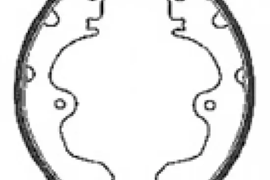 Bremsbackensatz Hinterachse MAPCO 8548 Bild Bremsbackensatz Hinterachse MAPCO 8548