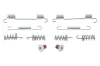 Zubehörsatz, Bremsbacken Hinterachse MAPCO 9104