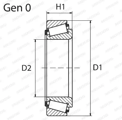 Radlagersatz MOOG FD-WB-11218 Bild Radlagersatz MOOG FD-WB-11218