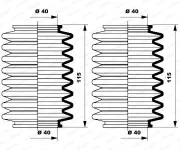 Lenker, Radaufhängung Vorderachse rechts unten MOOG DE-WP-10824