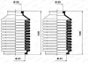 Faltenbalgsatz, Lenkung Vorderachse links Vorderachse rechts MOOG K150024 Bild Faltenbalgsatz, Lenkung Vorderachse links Vorderachse rechts MOOG K150024