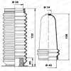 Faltenbalgsatz, Lenkung Vorderachse links Vorderachse rechts MOOG K150059 Bild Faltenbalgsatz, Lenkung Vorderachse links Vorderachse rechts MOOG K150059