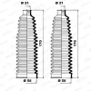 Faltenbalgsatz, Lenkung Vorderachse links Vorderachse rechts MOOG K150130 Bild Faltenbalgsatz, Lenkung Vorderachse links Vorderachse rechts MOOG K150130