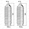 Faltenbalgsatz, Lenkung Vorderachse links Vorderachse rechts MOOG K150178 Bild Faltenbalgsatz, Lenkung Vorderachse links Vorderachse rechts MOOG K150178