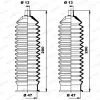 Faltenbalgsatz, Lenkung Vorderachse links Vorderachse rechts MOOG K150193 Bild Faltenbalgsatz, Lenkung Vorderachse links Vorderachse rechts MOOG K150193