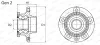 Radlagersatz MOOG VO-WB-11058 Bild Radlagersatz MOOG VO-WB-11058