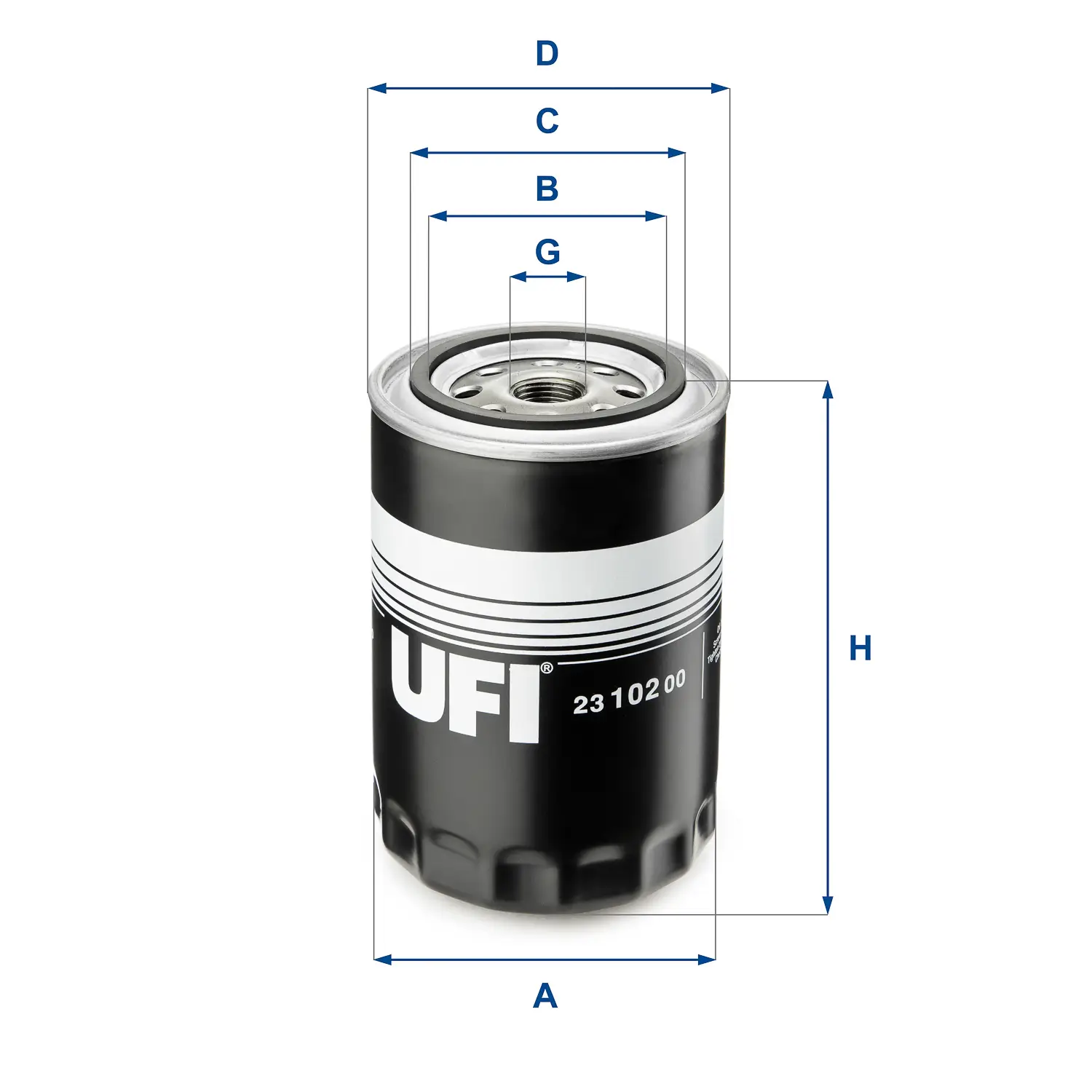 Ölfilter UFI 23.102.00