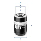 Ölfilter UFI 23.102.02