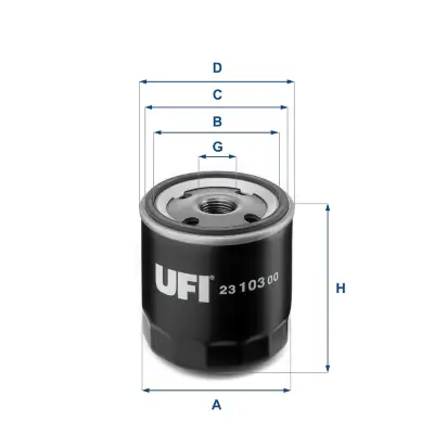 Ölfilter UFI 23.103.00 Bild Ölfilter UFI 23.103.00