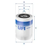 Ölfilter UFI 23.108.01