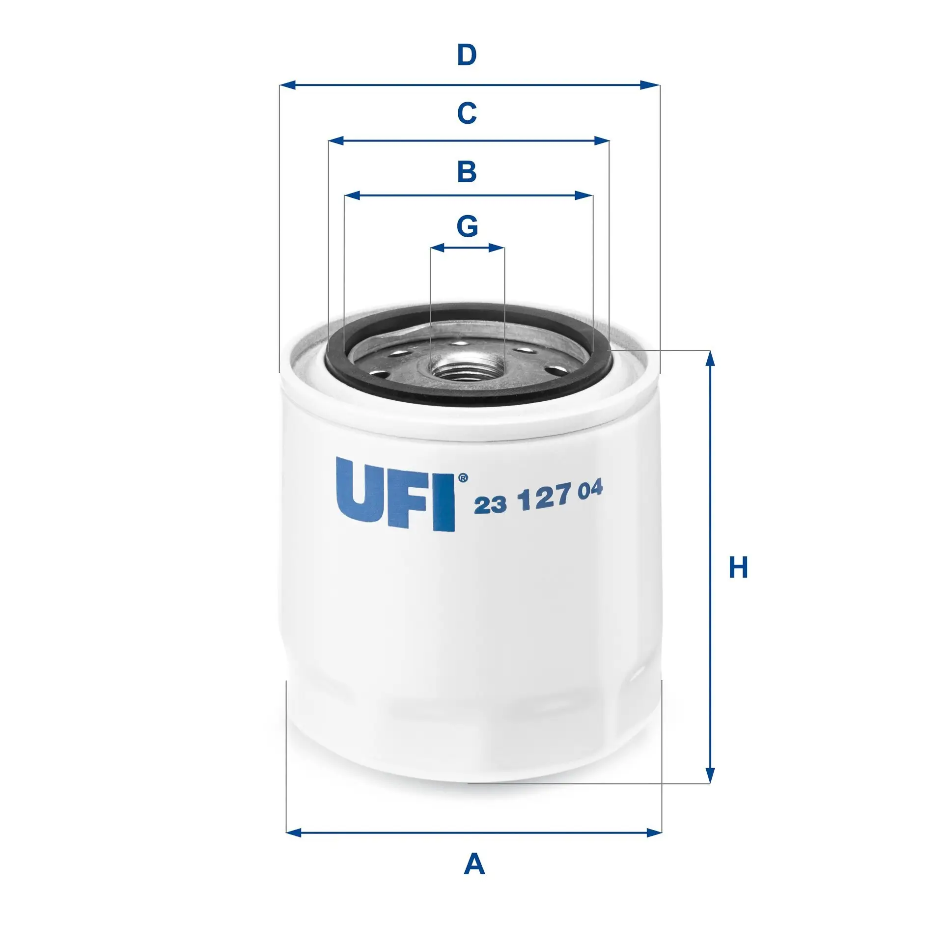 Ölfilter UFI 23.127.04 Bild Ölfilter UFI 23.127.04