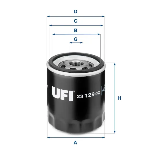 Ölfilter UFI 23.129.02 Bild Ölfilter UFI 23.129.02