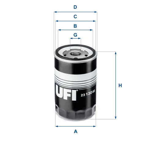 Ölfilter UFI 23.130.00 Bild Ölfilter UFI 23.130.00