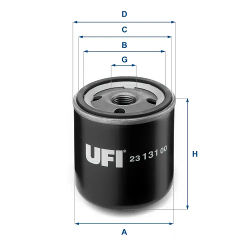 Ölfilter UFI 23.131.00 Bild Ölfilter UFI 23.131.00