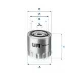 Ölfilter UFI 23.134.00