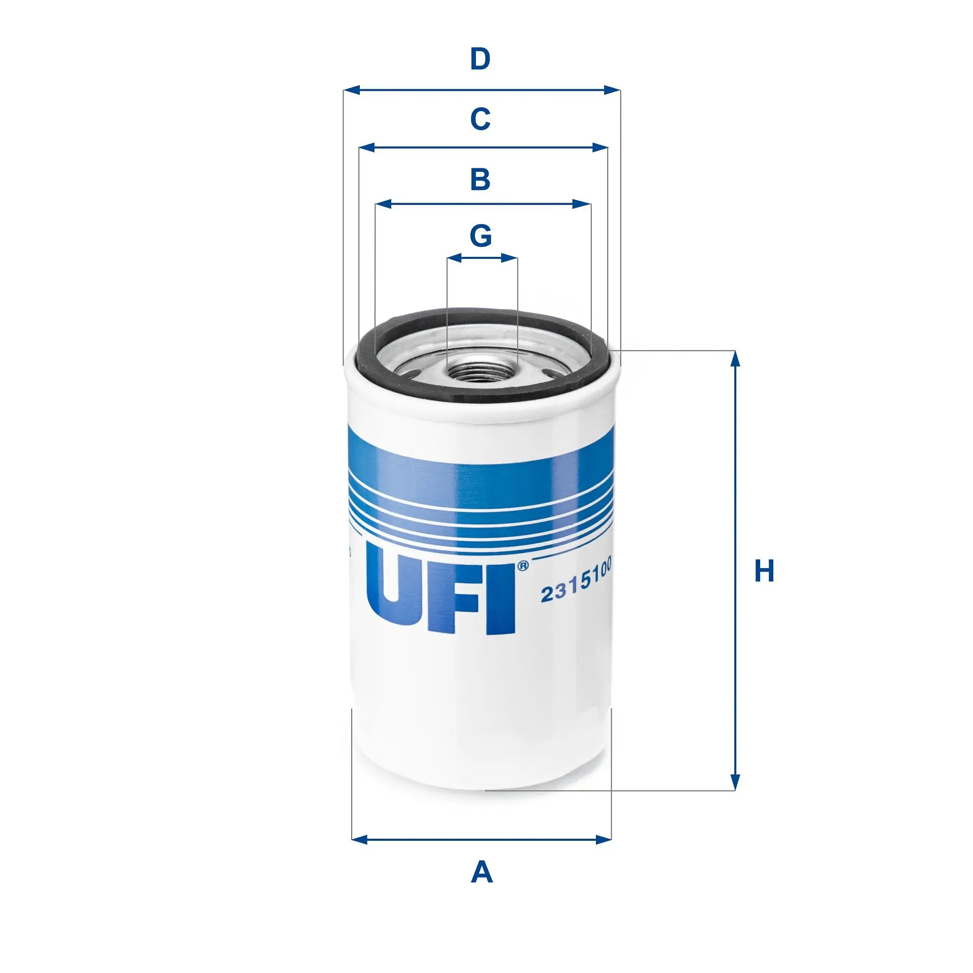 Ölfilter UFI 23.151.00