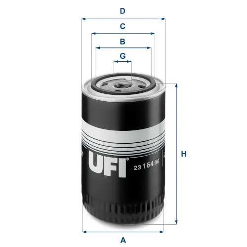 Ölfilter UFI 23.164.00 Bild Ölfilter UFI 23.164.00