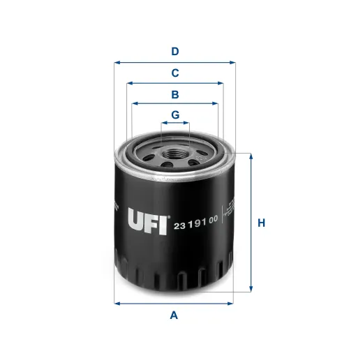 Ölfilter UFI 23.191.00 Bild Ölfilter UFI 23.191.00