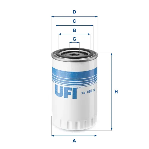 Ölfilter UFI 23.198.00 Bild Ölfilter UFI 23.198.00