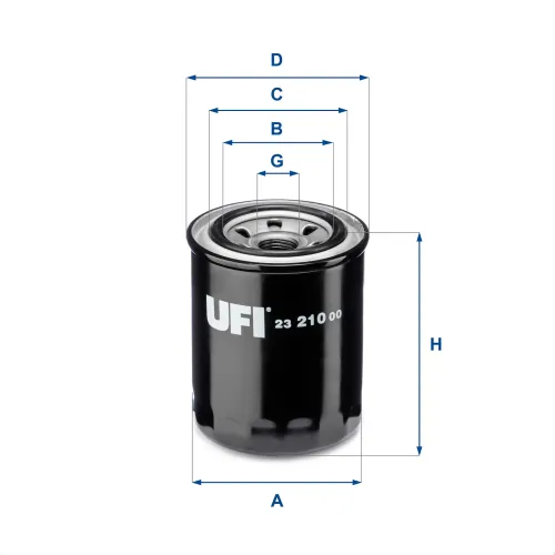 Ölfilter UFI 23.210.00 Bild Ölfilter UFI 23.210.00
