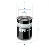 Ölfilter UFI 23.244.00