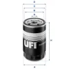 &Ouml;lfilter UFI 23.249.00