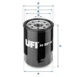 Ölfilter UFI 23.251.00