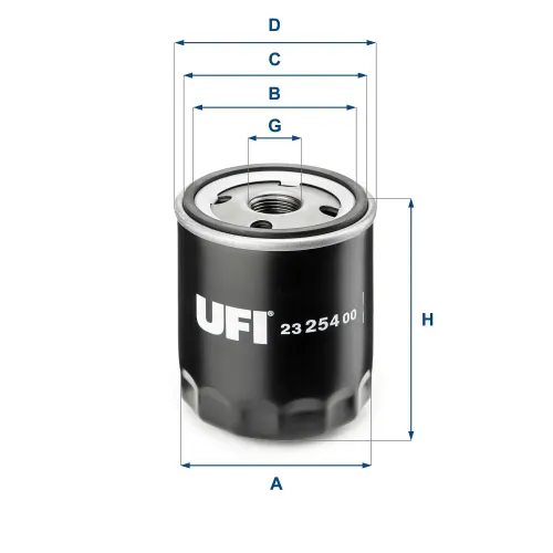 Ölfilter UFI 23.254.00 Bild Ölfilter UFI 23.254.00