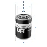 Ölfilter UFI 23.256.00