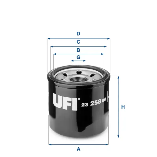 Ölfilter UFI 23.258.00 Bild Ölfilter UFI 23.258.00