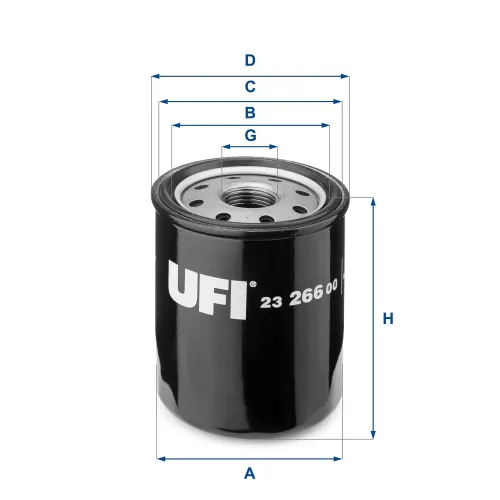 Ölfilter UFI 23.266.00 Bild Ölfilter UFI 23.266.00