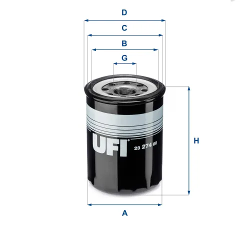 Ölfilter UFI 23.274.00 Bild Ölfilter UFI 23.274.00