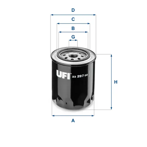 Ölfilter UFI 23.297.00 Bild Ölfilter UFI 23.297.00