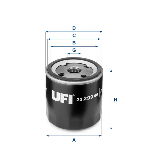 Ölfilter UFI 23.299.00 Bild Ölfilter UFI 23.299.00