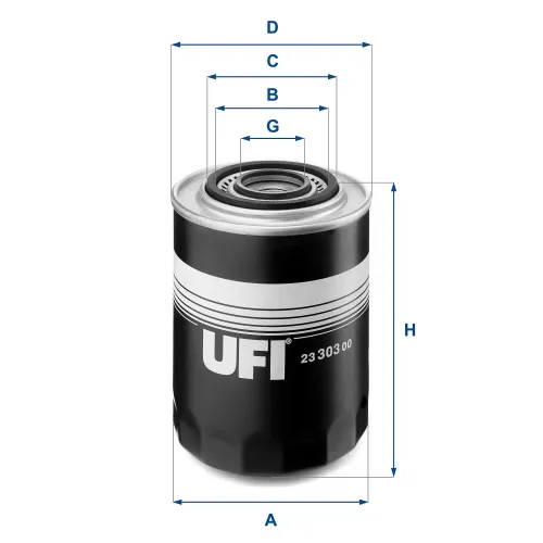 Ölfilter UFI 23.303.00 Bild Ölfilter UFI 23.303.00